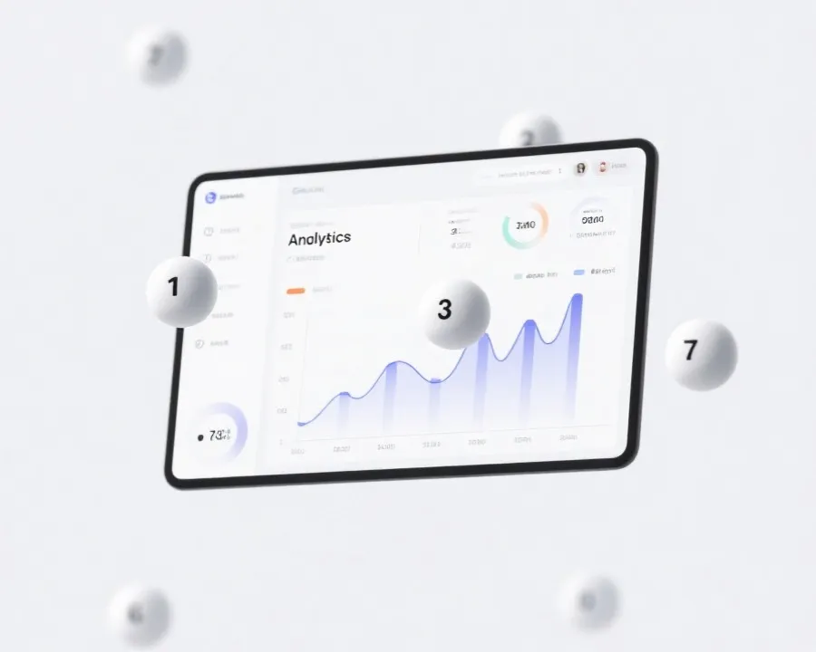 Historical results and trend analysis illustration